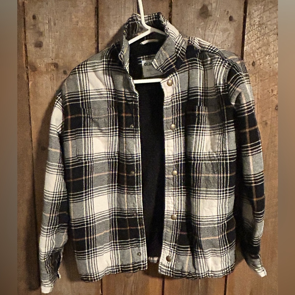 Old Navy Boys Sherpa Lined Jacket - XL (14-16)